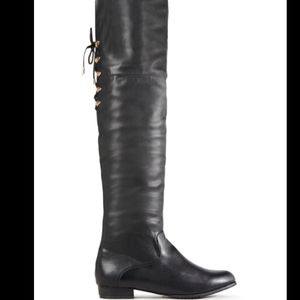 Ares JustFab thigh high boots